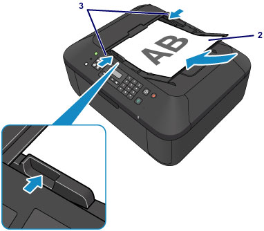 Canon Manuels Pixma Mx Series Chargement De Documents Dans Le